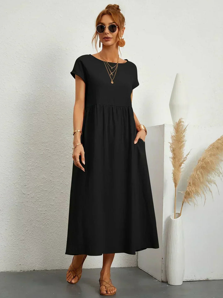 Ursina™ | Robe Midi Fluide.