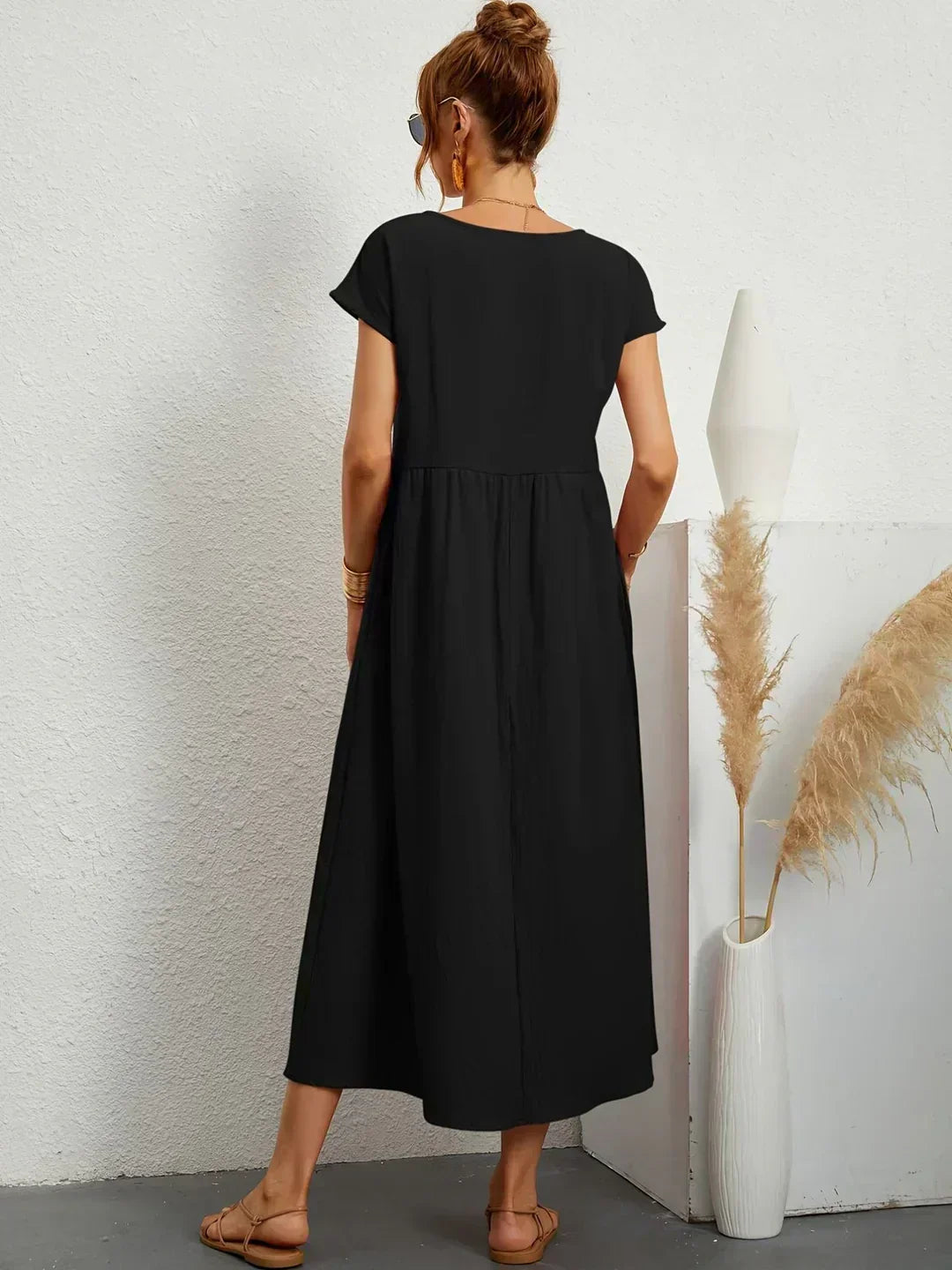 Ursina™ | Robe Midi Fluide.