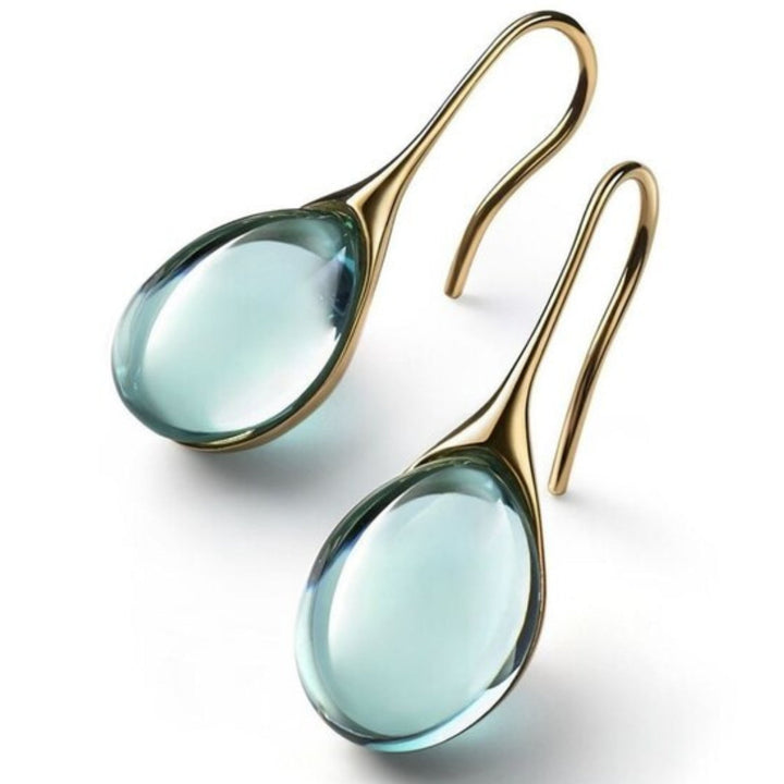 Boucles d'oreilles pendantes en cristal chic