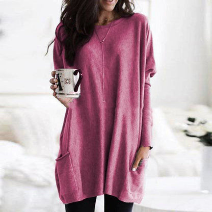 Nitta - Chemise unie avec poches et manches longues
