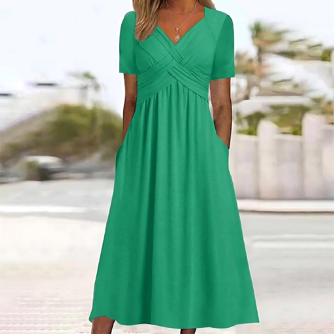 Carmen™ | Robe Midi avec Couverture du Ventre