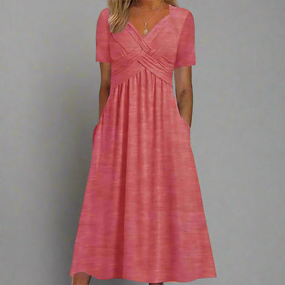 Elsbeth | Robe Midi Ajustée pour Occasions Élégantes