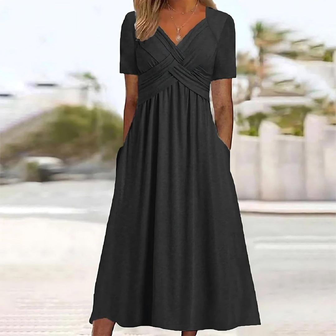 Carmen™ | Robe Midi avec Couverture du Ventre