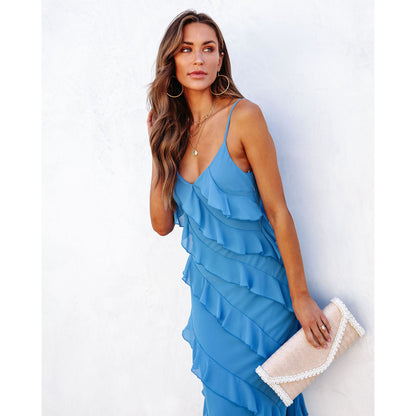 Adrienne – Robe Élégante avec Volants