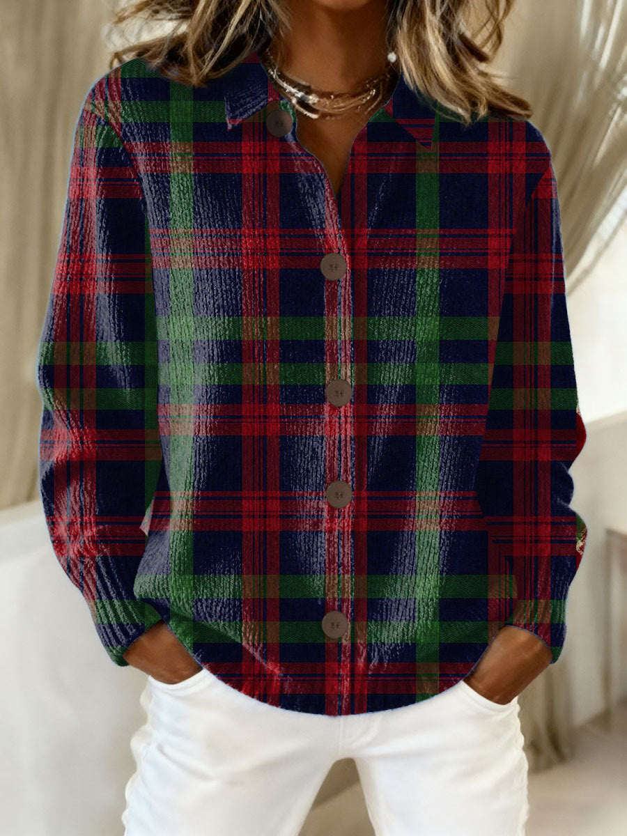 Tess™ – Blouse à capuche à carreaux