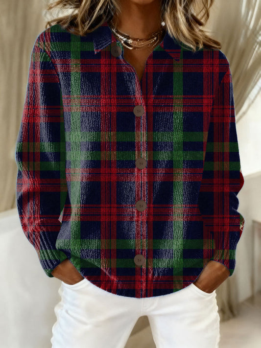 Tess™ – Blouse à capuche à carreaux