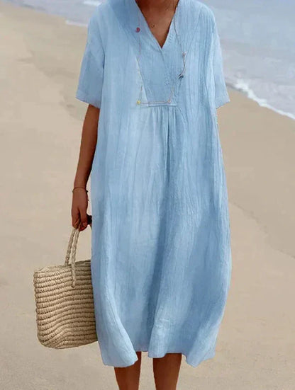 Jayela - Robe d'Élégance Estivale sans Effort