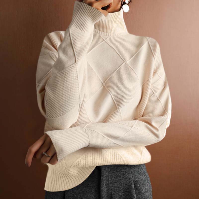 Angela™ - Pull Col Montant