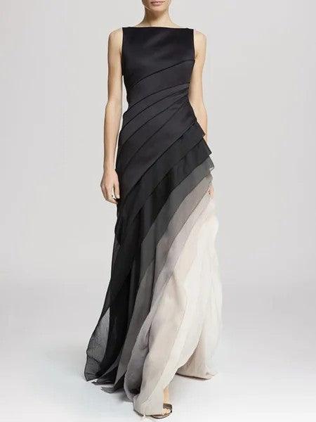 Celeste – Robe de soirée élégante à plusieurs couches