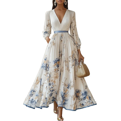 Charmaine | Robe Élégante avec Plis