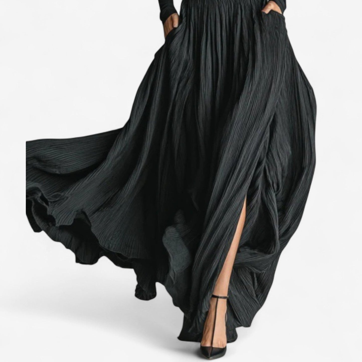 Raquel | Robe maxi taille haute