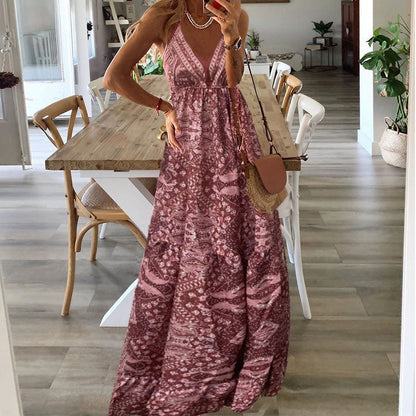 Gweneth - Robe sans manches Boho