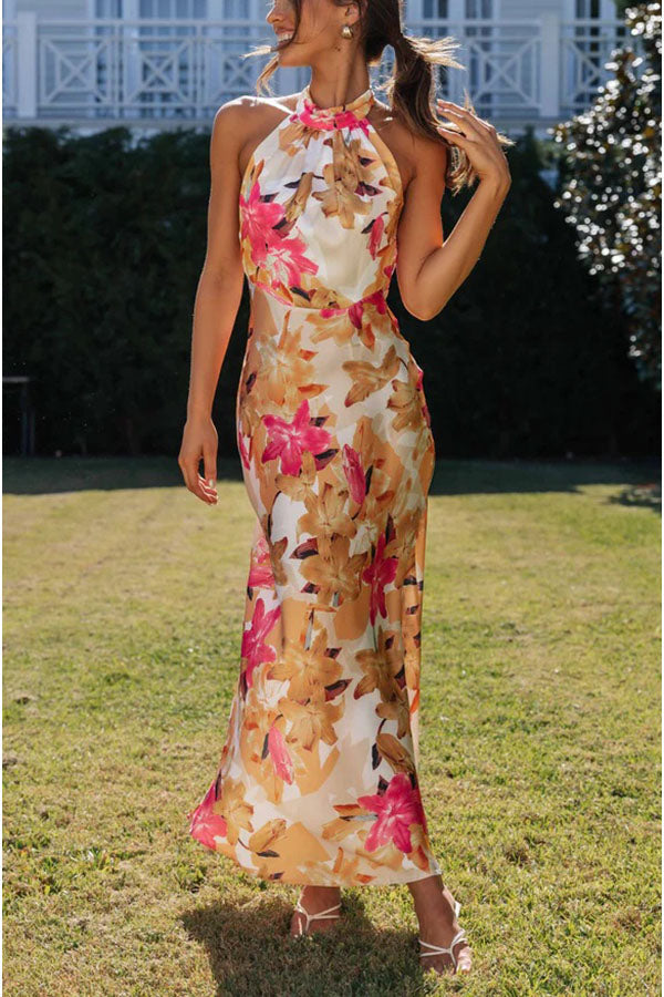 Cassidy | Robe Maxi Florale Élégante