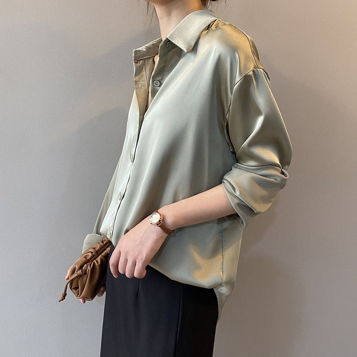 Celine – Blouse Classique à Boutons