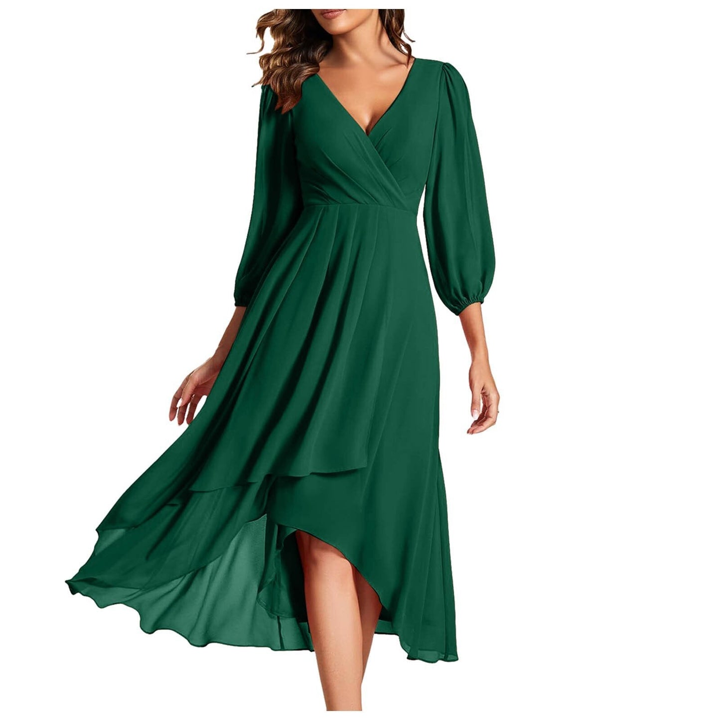 Linda – Robe Élégante avec Décolleté en V