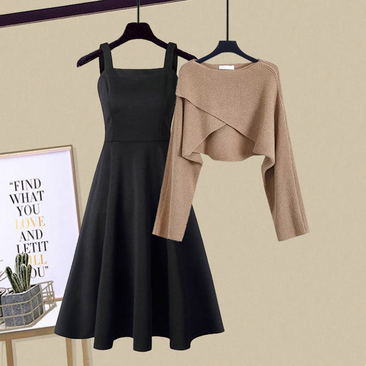 CAEVIRA – ENSEMBLE DE ROBE EN TRICOT ÉLÉGANT