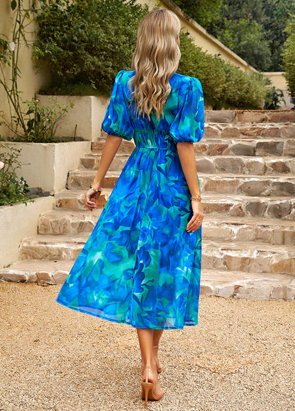Flore - Robe Élégante avec Motif Floral