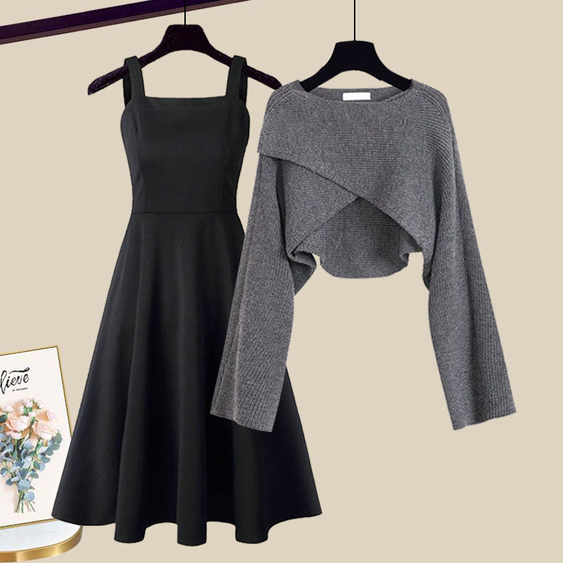 CAEVIRA – ENSEMBLE DE ROBE EN TRICOT ÉLÉGANT