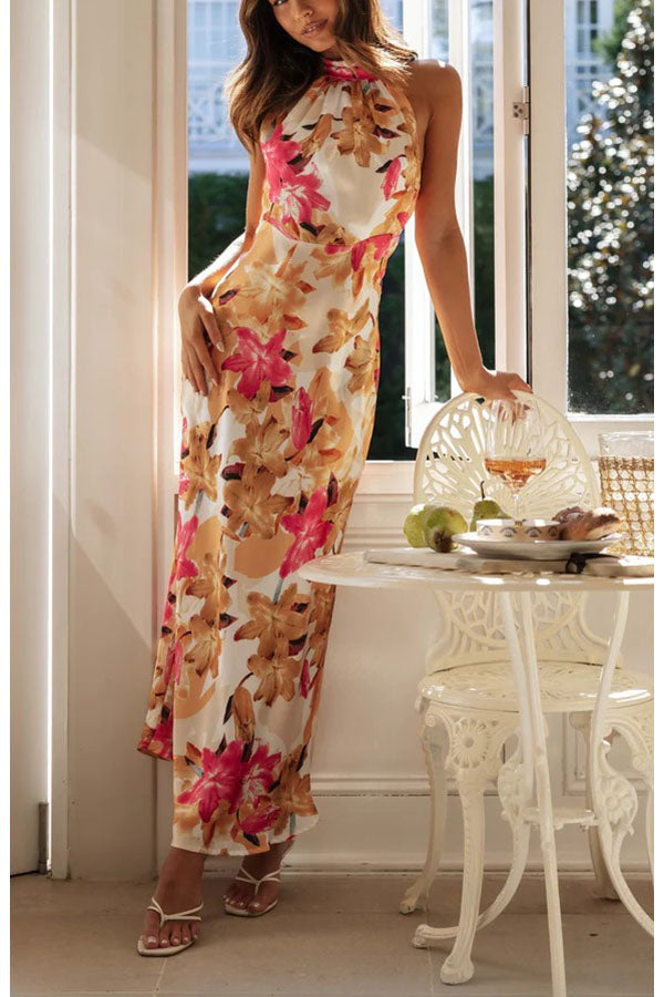 Cassidy | Robe Maxi Florale Élégante