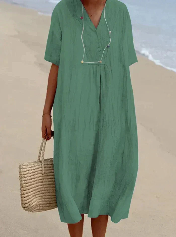 Jayela - Robe d'Élégance Estivale sans Effort