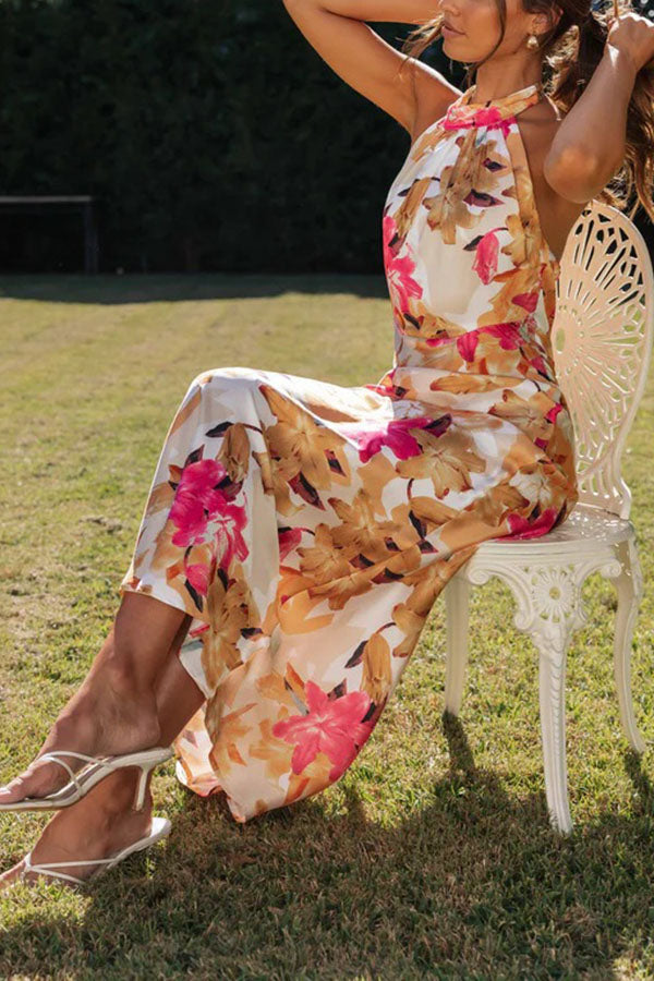 Cassidy | Robe Maxi Florale Élégante