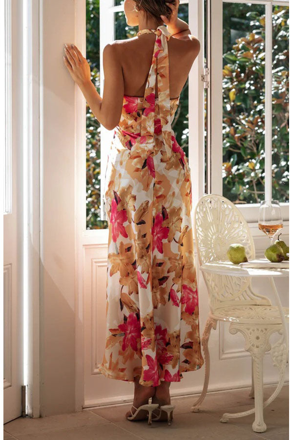 Cassidy | Robe Maxi Florale Élégante
