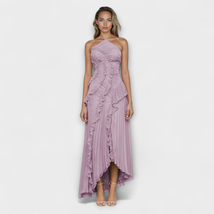Elisia - Robe Longue Élégante Sans Manches