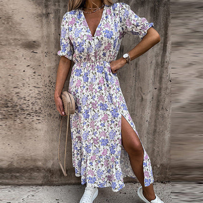 Naila™ - Robe Florale Élégante