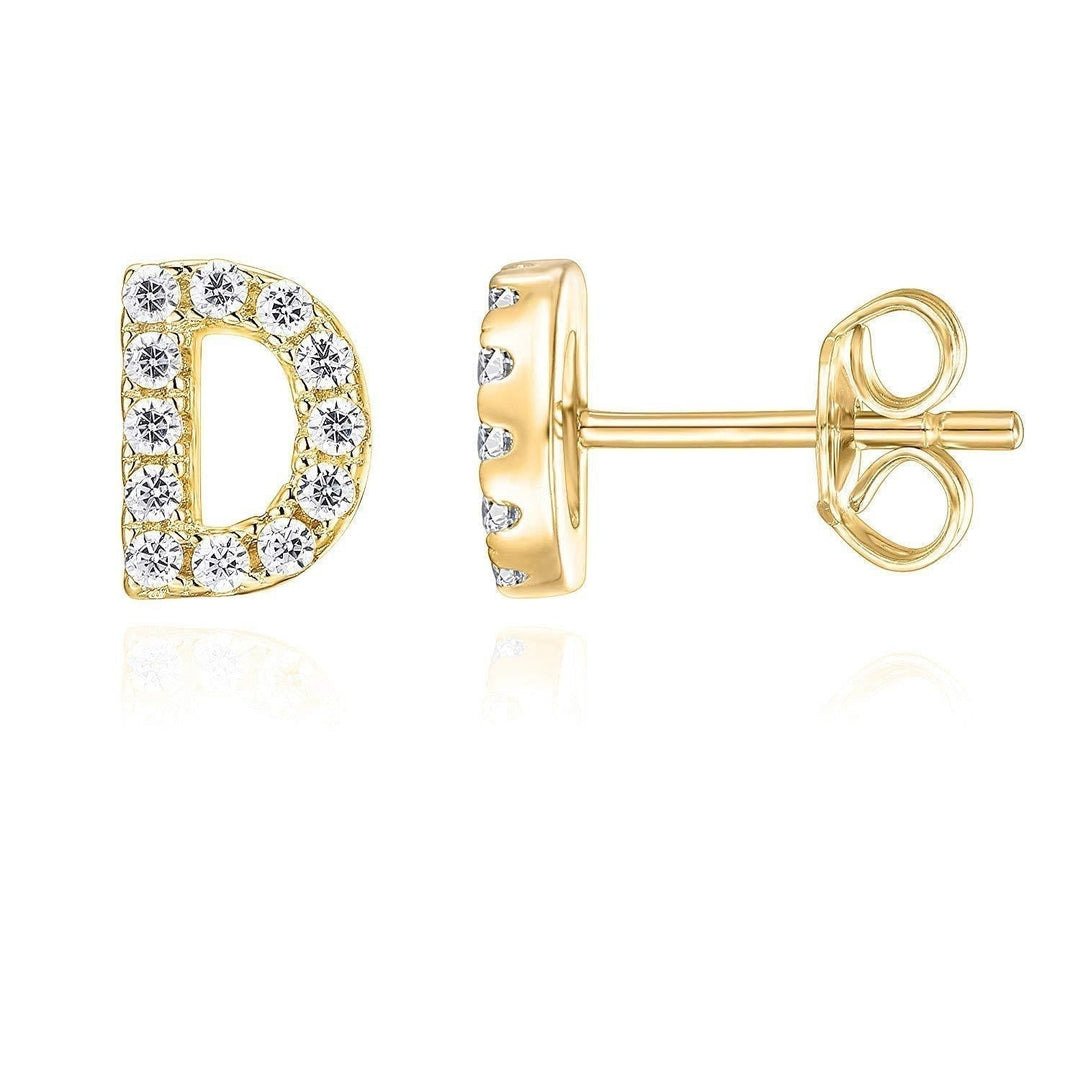Boucle d'oreille Initiale, 1 pc. | Or 16k