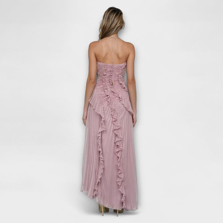 Elisia - Robe Longue Élégante Sans Manches