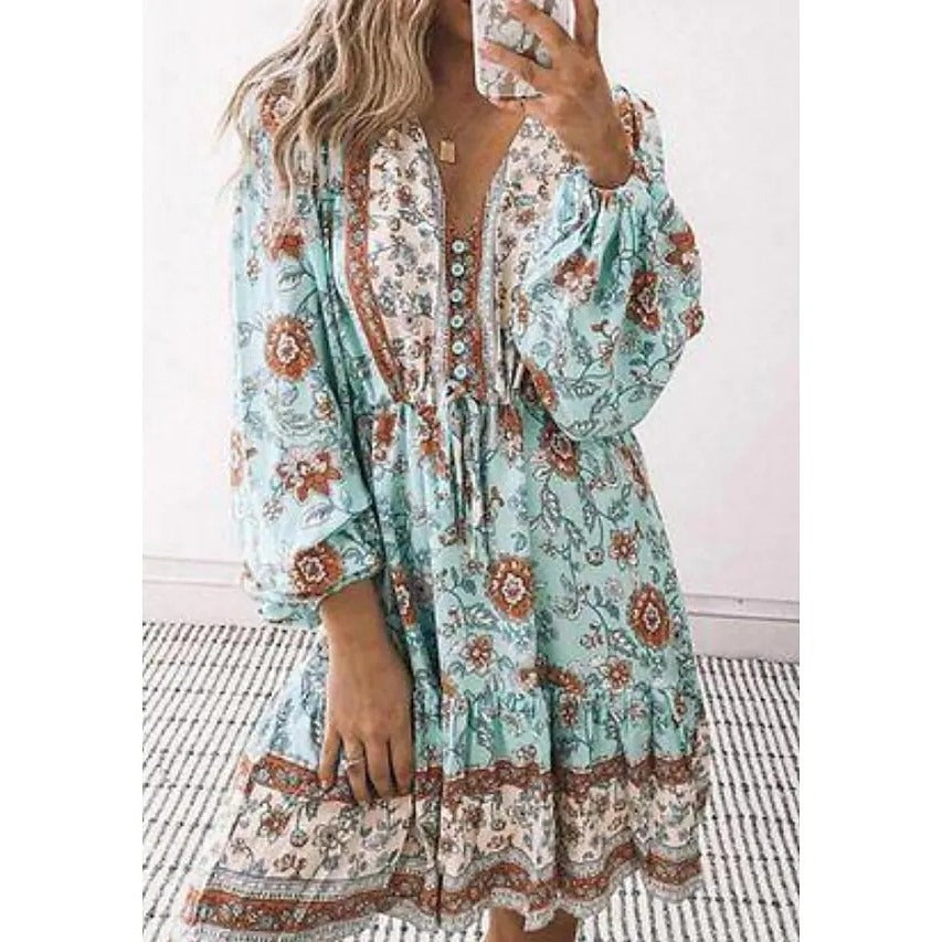 Briseis - Robe Tunique Bohémienne