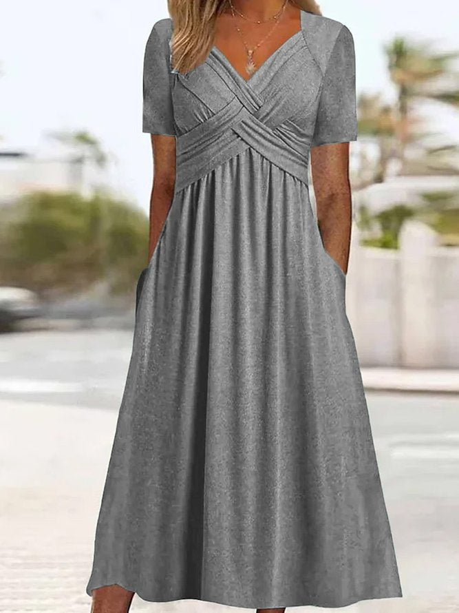 Elisabeth | Robe Décontractée Pour Femmes | Midi