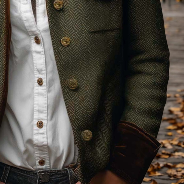 DARMAE™ | Veste Boutonnée Raffinée avec Structure Ajustée