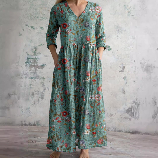 Olivia™ | Robe d'Été Fleurie