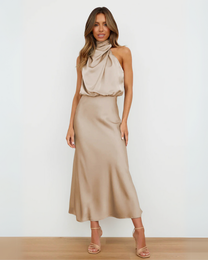 Violet | Robe Drapée Sahara