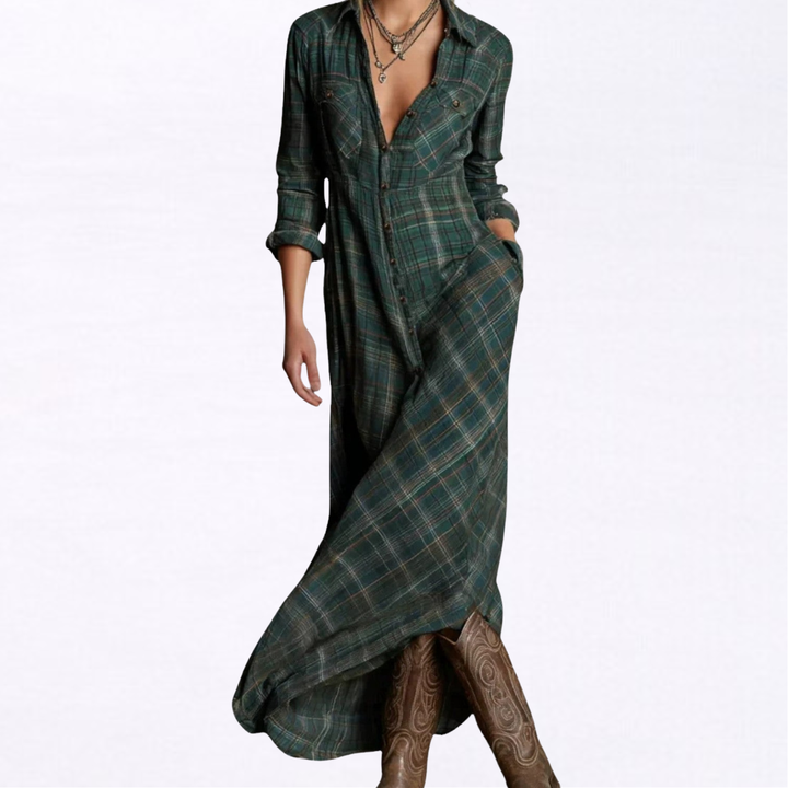 Amelia - Robe Longue Élégante