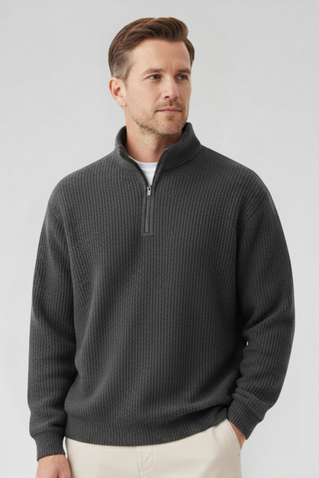 Dean™ | Pull zippé avec confort quotidien et style intemporel