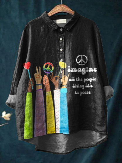 Hippie™ - T-shirt Art de la Paix