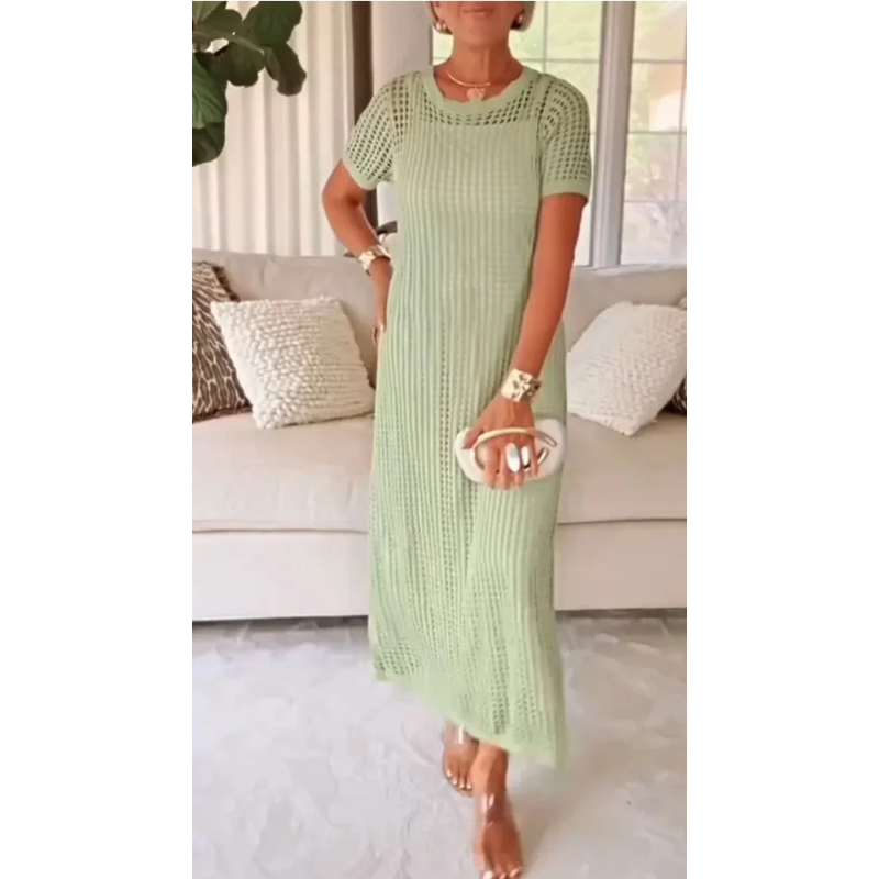 Bethany™ | Robe Maxi Longue Découpée + Robe Intérieure Gratuite