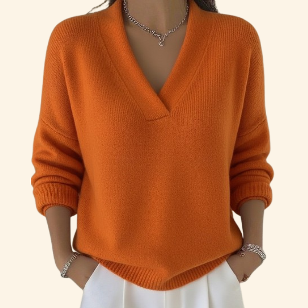 Jeanne | Pull à col en V