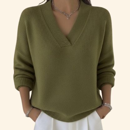 Jeanne | Pull à col en V