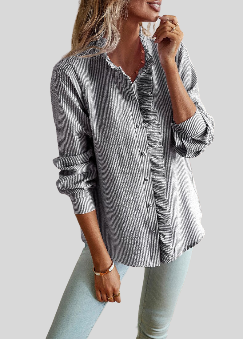 Addison™ - Blouse Élégante Fait Main