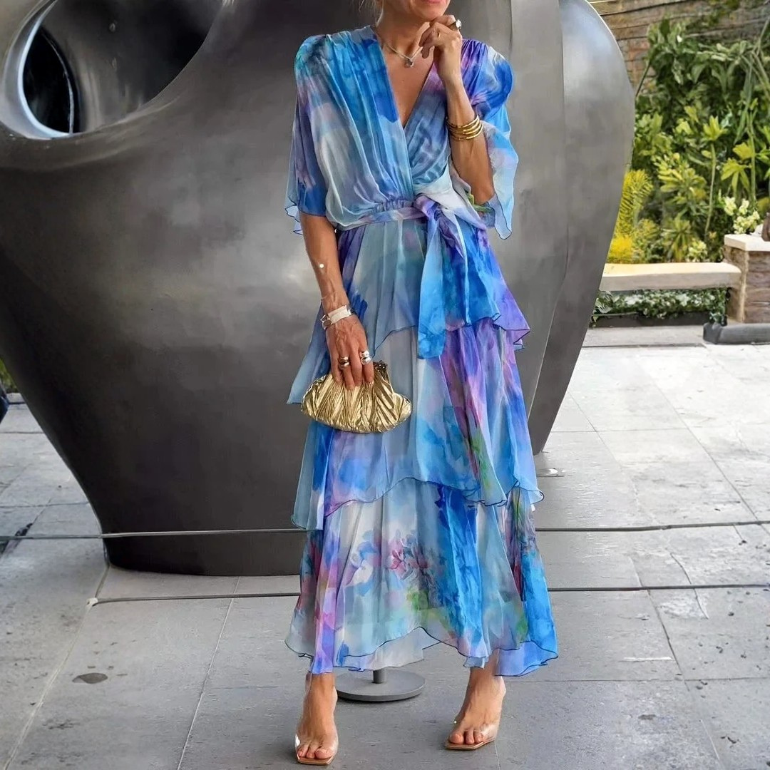 Casar – Robe élégante en georgette
