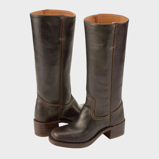 Bottes Classiques d'Équitation à Tige Haute