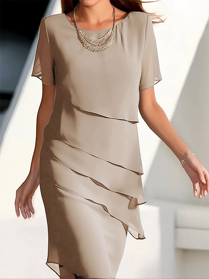 Bernadette - Robe légère en chiffon plissé