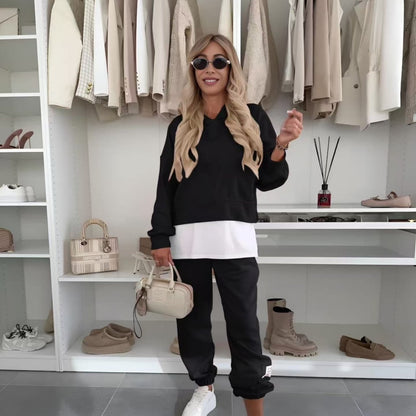 LIORENYAE – ENSEMBLE DE SWEAT-SHIRT CASUAL AVEC CAPUCHE