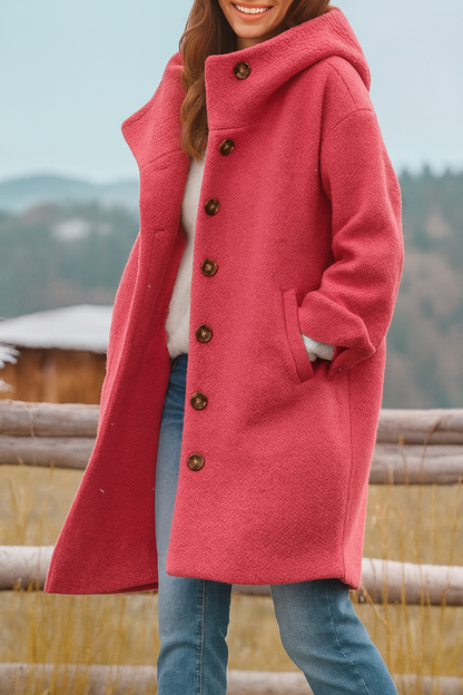 Kaia - Manteau Casual avec Capuche Élégant