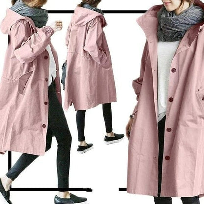 Mandy - Manteau Trench Imperméable avec Style