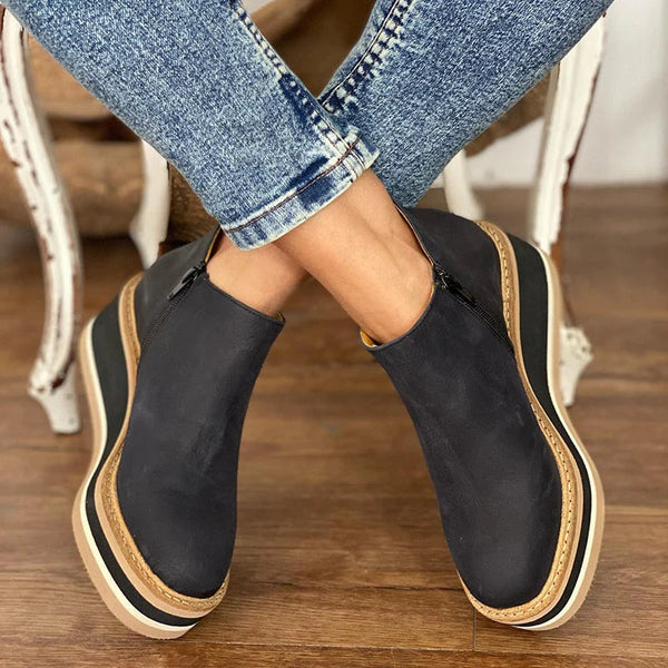 Bottes en Cuir Élégantes Slim-Fit