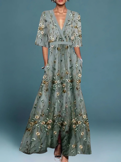 Helena | Robe Fleurie Élégante